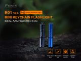 Lanternă Fenix E01 V2.0 - neagră