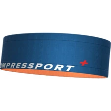 Curea alergat Compressport Free Belt - pacific blu/ papaya