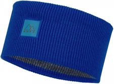 Bentiță Buff Knitted Headband Crossknit - azure blue