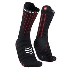 Șosete Compressport Aero Socks - black/red
