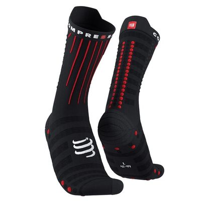 Șosete Compressport Aero Socks - black/red