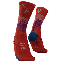 Șosete Compressport Mid Compression Socks - summer refresh 2019 blood/ orange
