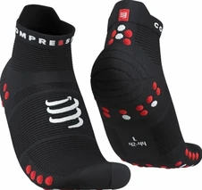 Șosete Compressport Pro Racing Socks v4.0 Ultralight Run Low  - Black/Red