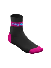 Șosete Crazy Idea Carbon Socks - black