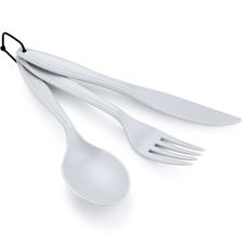 Tacâmuri GSI Outdoors Ring Cutlery Set - eggshell
